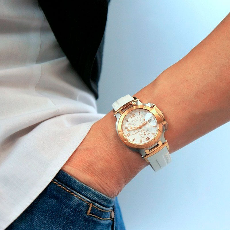  Shop Authentic Tissot T Race Chronograph White Dial White Rubber Strap Watch for Women - T048.217.27.017.00 - Luxxuri