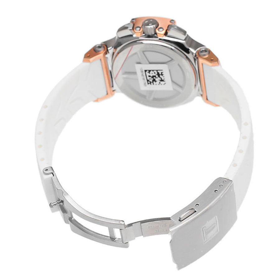  Shop Authentic Tissot T Race Chronograph White Dial White Rubber Strap Watch for Women - T048.217.27.017.00 - Luxxuri