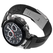  Shop Authentic Tissot T Race Chronograph Black Dial Black Rubber Strap Watch for Men - T048.417.27.057.00 - Luxxuri