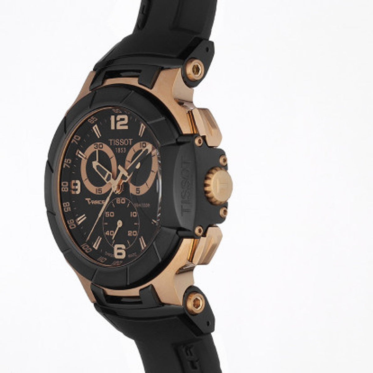  Shop Authentic Tissot T Race Chronograph Automatic Black Dial Black Rubber Strap Watch for Men - T048.417.27.057.06 - Luxxuri