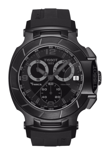  Shop Authentic Tissot T Race Chronograph Black Dial Black Rubber Strap Watch for Men - T048.417.37.057.00 - Luxxuri