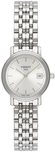  Shop Authentic Tissot T Classic Desire White Dial Silver Steel Strap Watch for Women - T52.1.281.31 - Luxxuri