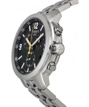  Shop Authentic Tissot PRC 200 Chronograph Black Dial Silver Steel Strap Watch For Men - T055.417.11.057.00 - Luxxuri