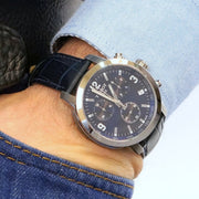  Shop Authentic Tissot PRC 200 Chronograph Blue Dial Blue Leather Strap Watch For Men - T055.417.16.047.00 - Luxxuri