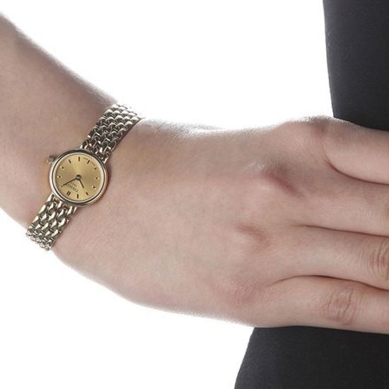  Shop Authentic Tissot Lovely Gold Dial Gold Steel Strap Watch For Women - T058.009.33.021.00 - Luxxuri