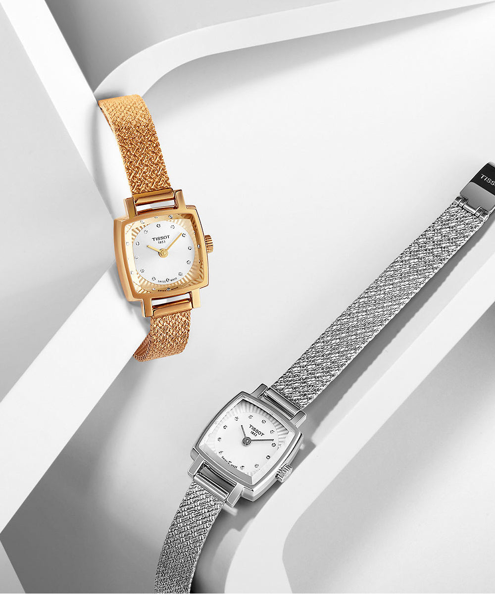  Shop Authentic Tissot Lovely Square Silver Dial Silver Mesh Bracelet Watch For Women - T058.109.11.036.00 - Luxxuri