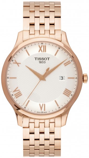 Shop Authentic Tissot T Classic Tradition White Dial Rose Gold Steel Strap Watch For Women - T063.610.33.038.00 - Luxxuri