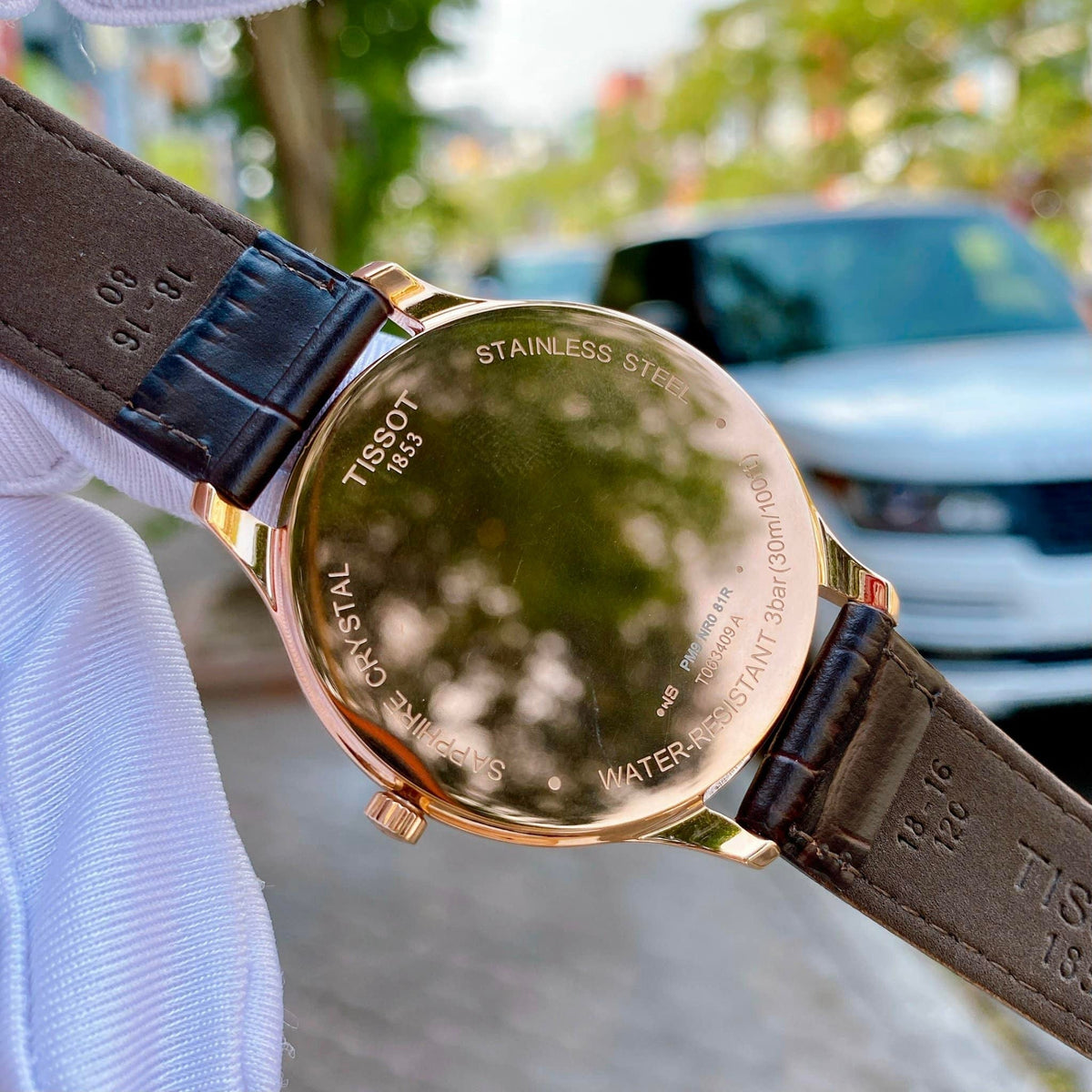  Shop Authentic Tissot Tradition 5.5 White Dial Brown Leather Strap Watch for Men - T063.409.36.018.00 - Luxxuri