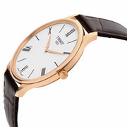  Shop Authentic Tissot Tradition 5.5 White Dial Brown Leather Strap Watch for Men - T063.409.36.018.00 - Luxxuri