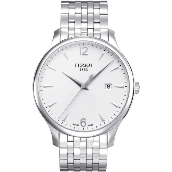  Shop Authentic Tissot T Classic Tradition White Dial Silver Steel Strap Watch For Men - T063.610.11.037.00 - Luxxuri