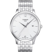  Shop Authentic Tissot T Classic Tradition White Dial Silver Steel Strap Watch For Men - T063.610.11.037.00 - Luxxuri