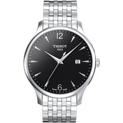 Shop Authentic Tissot T Classic Tradition Black Dial Silver Steel Strap Watch For Men - T063.610.11.057.00 - Luxxuri