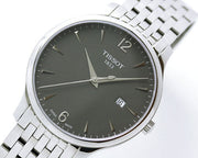  Shop Authentic Tissot T Classic Tradition Grey Dial Silver Steel Strap Watch For Men - T063.610.11.067.00 - Luxxuri