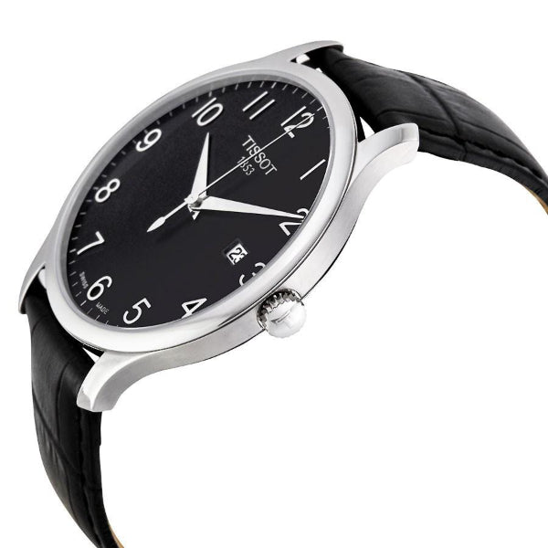  Shop Authentic Tissot T Classic Tradition Black Dial Black Leather Strap Watch For Men - T063.610.16.052.00 - Luxxuri