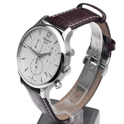  Shop Authentic Tissot T Classic Tradition Chronograph White Dial Brown Leather Strap Watch For Men - T063.617.16.037.00 - Luxxuri