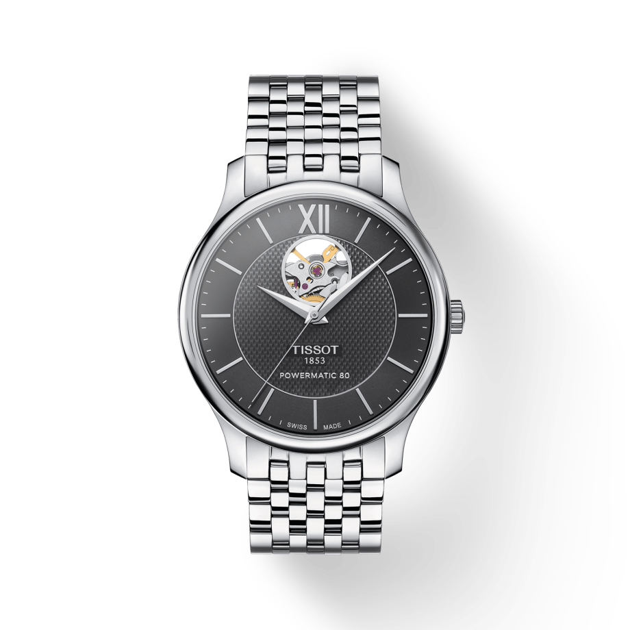  Shop Authentic Tissot Tradition Automatic Open Heart Automatic Watch For Men - T063.907.11.058.00 - Luxxuri