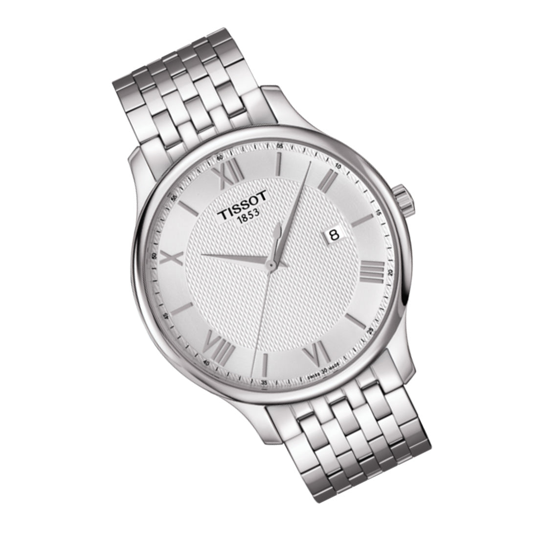  Shop Authentic Tissot T Classic Tradition Silver Dial Silver Steel Strap Watch For Men - T063.610.11.038.00 - Luxxuri