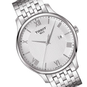  Shop Authentic Tissot T Classic Tradition Silver Dial Silver Steel Strap Watch For Men - T063.610.11.038.00 - Luxxuri
