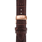  Shop Authentic Tissot T Classic Tradition Silver Dial Brown Leather Strap Watch For Men - T063.610.36.038.00 - Luxxuri