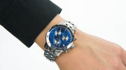  Shop Authentic Tissot T Sport PRS 200 Chronograph Blue Dial Silver Steel Strap Watch For Men - T067.417.11.041.00 - Luxxuri
