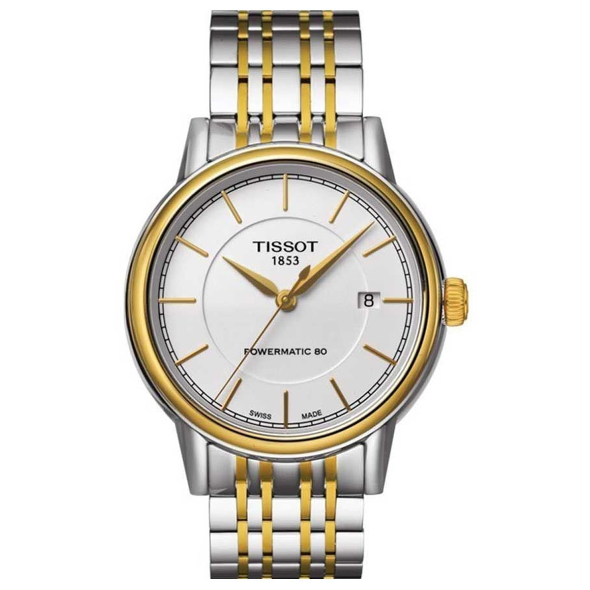  Shop Authentic Tissot T Classic Carson Automatic White Dial Two Tone Steel Strap Watch for Men - T085.407.22.011.00 - Luxxuri