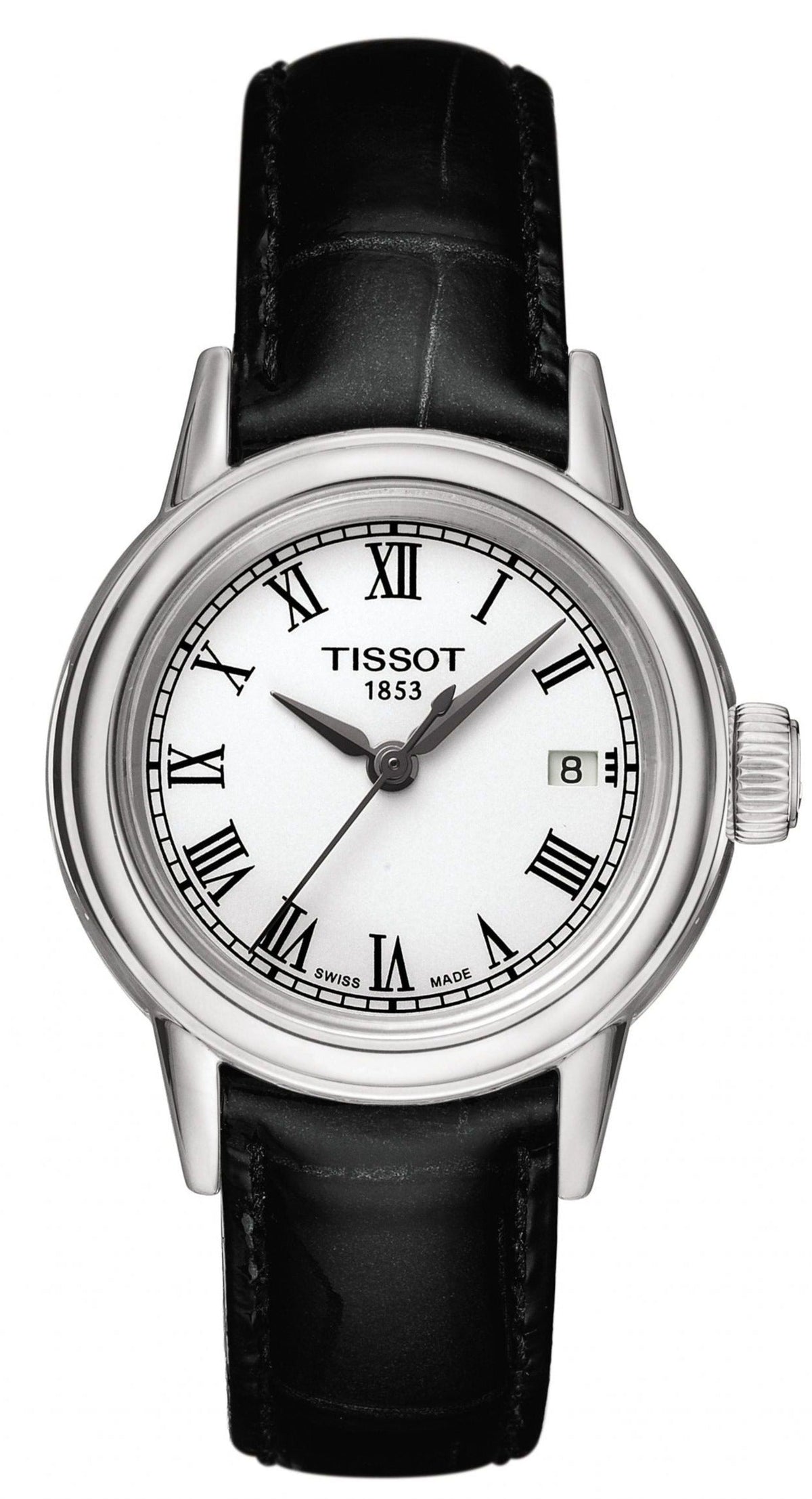  Shop Authentic Tissot T Classic Carson White Dial Brown Leather Strap Watch For Women - T085.210.16.013.00 - Luxxuri