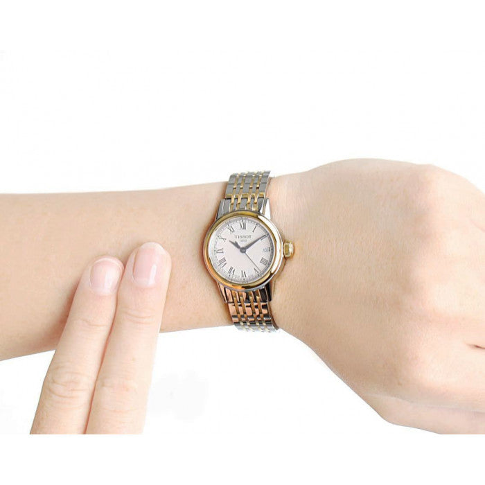  Shop Authentic Tissot Carson Lady White Dial Two Tone Steel Strap Watch For Women - T085.210.22.013.00 - Luxxuri
