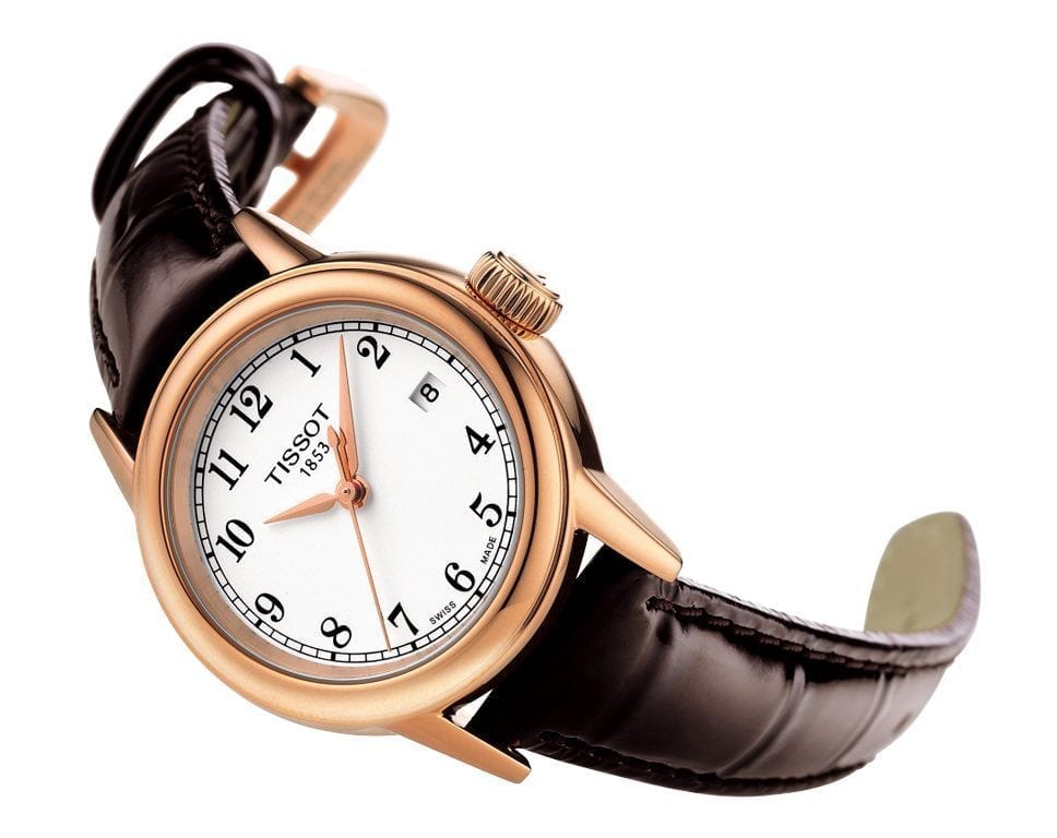  Shop Authentic Tissot Carson White Dial Brown Leather Strap Watch For Women - T085.210.36.012.00 - Luxxuri
