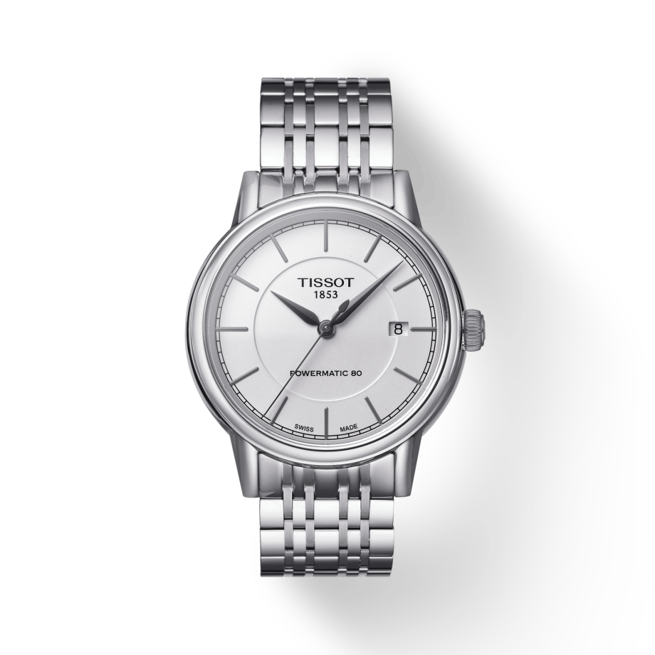  Shop Authentic Tissot Carson Powermatic 80 Silver Dial Silver Steel Strap Watch For Men - T085.407.11.011.00 - Luxxuri
