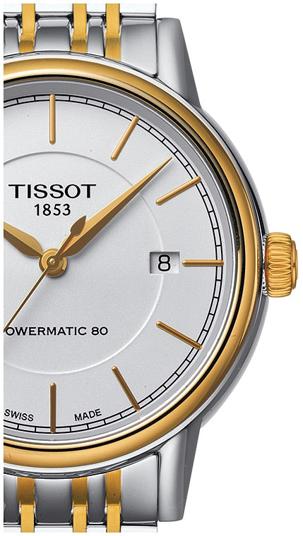  Shop Authentic Tissot T Classic Carson Automatic White Dial Two Tone Steel Strap Watch for Men - T085.407.22.011.00 - Luxxuri