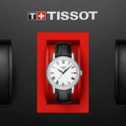  Shop Authentic Tissot T Classic Carson White Dial Black Leather Strap Watch for Men - T085.410.16.013.00 - Luxxuri