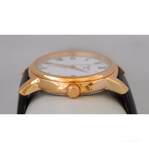  Shop Authentic Tissot T Classic Carson White Dial Brown Leather Strap Watch For Men - T085.410.36.013.00 - Luxxuri