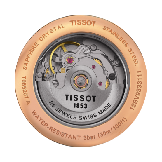  Shop Authentic Tissot Carson Automatic White Dial Brown Leather Strap Watch For Women - T085.207.36.011.00 - Luxxuri