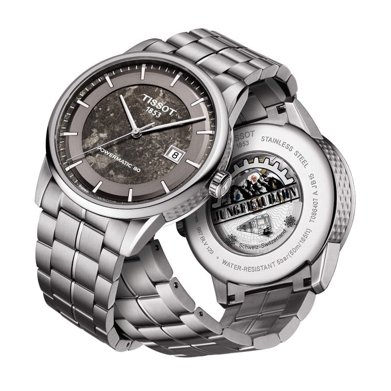  Shop Authentic Tissot Luxury Powermatic 80 Anthracite Grey Dial Silver Steel Strap Watch For Men - T086.407.11.061.10 - Luxxuri