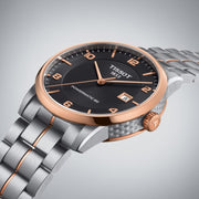  Shop Authentic Tissot T Classic Luxury Powermatic 80 Black Dial Silver Steel Strap Watch For Men - T086.407.22.067.00 - Luxxuri