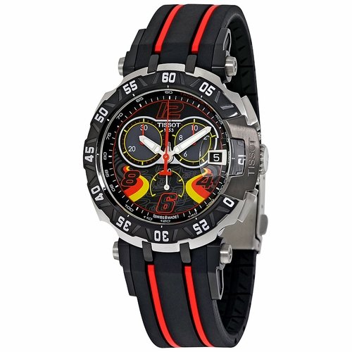 Shop Authentic Tissot T Race Chronograph Stefan Bradl Special Edition Black Dial Black Rubber Strap Watch for Men - T092.417.27.057.02 - Luxxuri