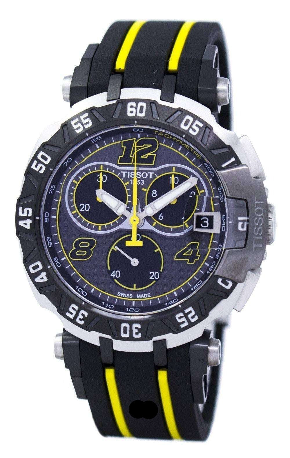  Shop Authentic Tissot T Race Thomas Luthi Chronograph Grey Dial Black Rubber Strap Watch For Men - T092.417.27.067.00 - Luxxuri