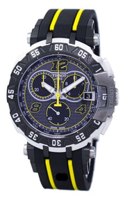  Shop Authentic Tissot T Race Thomas Luthi Chronograph Grey Dial Black Rubber Strap Watch For Men - T092.417.27.067.00 - Luxxuri