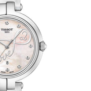  Shop Authentic Tissot T Trend Flamingo Valentines Mother of Pearl White Dial White Leather Strap Watch For Women - T094.210.16.111.01 - Luxxuri