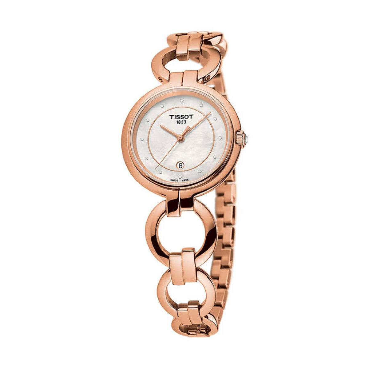  Shop Authentic Tissot T Lady Flamingo Mother of Pearl Dial Rose Gold Steel Strap Watch for Women - T094.210.33.116.01 - Luxxuri