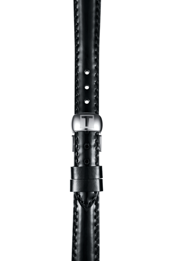  Shop Authentic Tissot Flamingo Mother of Pearl White Dial Black Leather Strap Watch For Women - T094.210.26.111.00 - Luxxuri