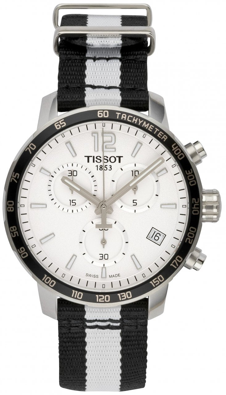  Shop Authentic Tissot Quickster Chronograph NBA Brooklyn Nets Watch For Men - T095.417.17.037.11 - Luxxuri