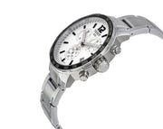  Shop Authentic Tissot Quickster Chronograph Silver Dial Watch For Men - T095.417.11.037.00 - Luxxuri