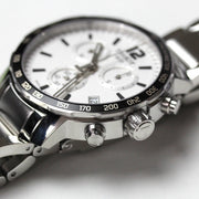  Shop Authentic Tissot Quickster Chronograph Silver Dial Watch For Men - T095.417.11.037.00 - Luxxuri
