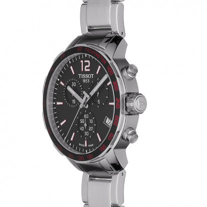  Shop Authentic Tissot Quickster Chronograph Quartz Watch For Men - T095.417.11.057.00 - Luxxuri