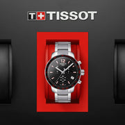  Shop Authentic Tissot Quickster Chronograph Quartz Watch For Men - T095.417.11.057.00 - Luxxuri