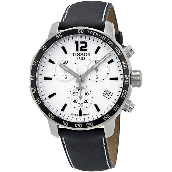  Shop Authentic Tissot Quickster Chronograph Quartz Watch For Men - T095.417.16.037.00 - Luxxuri