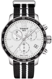  Shop Authentic Tissot Quickster Chronograph NBA San Antonio Spurs Edition White Dial Two Tone NATO Strap Watch for Men - T095.417.17.037.07 - Luxxuri