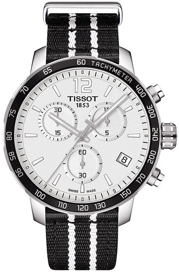  Shop Authentic Tissot Quickster Chronograph NBA San Antonio Spurs Edition White Dial Two Tone NATO Strap Watch for Men - T095.417.17.037.07 - Luxxuri