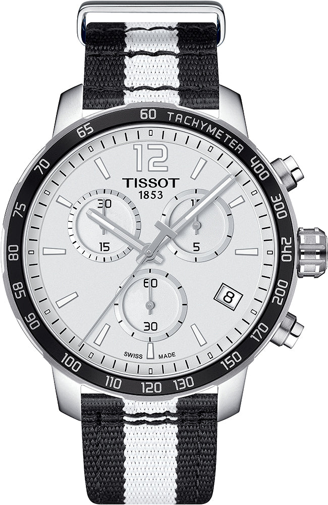  Shop Authentic Tissot Quickster Chronograph NBA Brooklyn Nets Watch For Men - T095.417.17.037.11 - Luxxuri